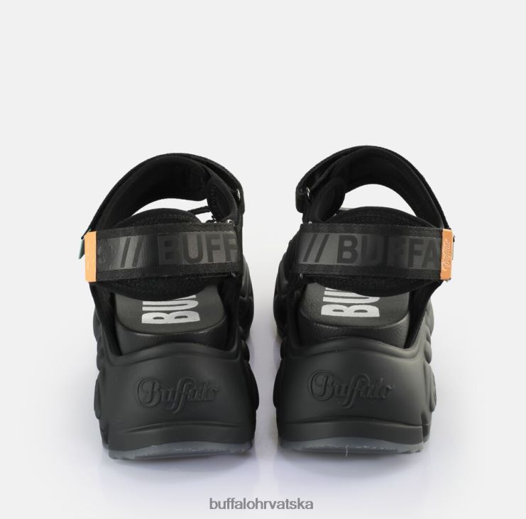 crno Buffalo binary 0 sandale s platformom veganske |sandale TDD6T149